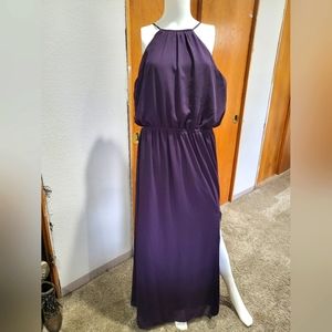 Formal dress, bridal party, going out! Gorgeous plum color w open back